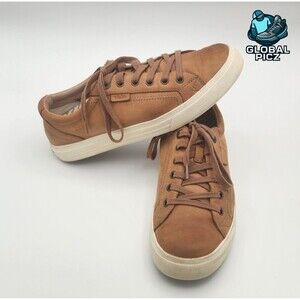 Taos Plim Soul Lux Shoes Sneakers Brown Leather PLX-13894A Womens Size 9.5